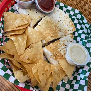 Barbacoa quesadilla