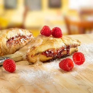Raspberry Filled Scones