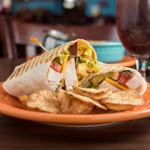 Chipotle Chicken Avocado Wrap