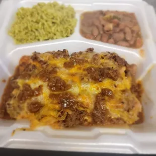 Beef enchiladas