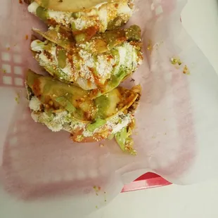 Fried quesadillas  3 for $6.00