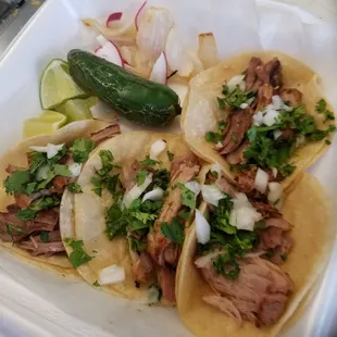 Tacos de carnitas