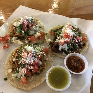 Tacos with your choice of toppings!