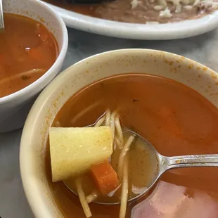 Fideo soup!