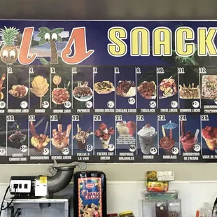 Better view of the menu!