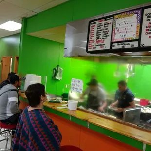 interior, sushi and sashimi