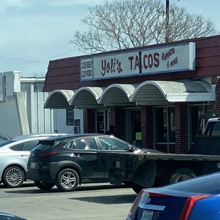 cars parked in a parking lot