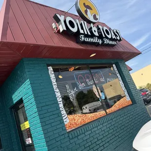 Outside the entrance