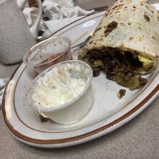 Bad Hombre Breakfast Burrito