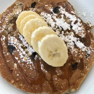 Banana-Blue Crunch Cakes