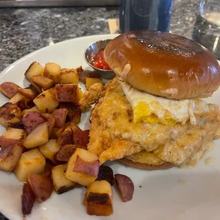 The Chicken or the Egg Sandwich