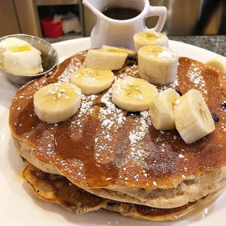 Banana-Blue Crunch Cakes