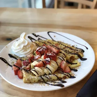 crepes, food