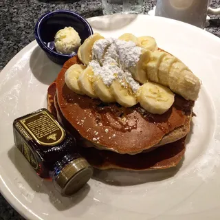 Banana-Blue Crunch Cakes