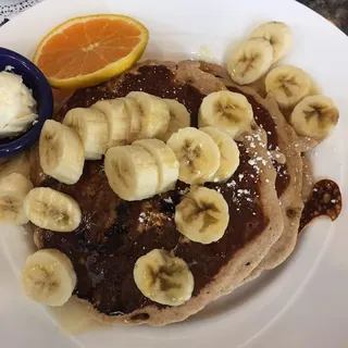 Banana-Blue Crunch Cakes