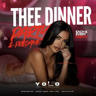 the dinner party flyer