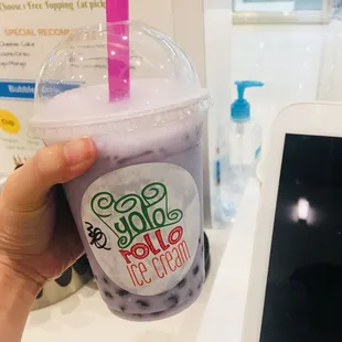 Taro bubble drink