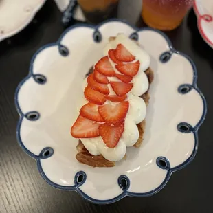 Strawberry Cream Cheese Croffle