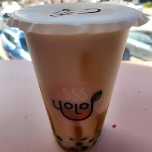 Brown sugar milk tea