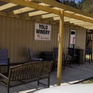 the outside of the building