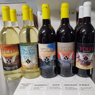 Paint and sip samples