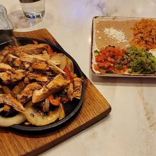 Chicken fajitas
