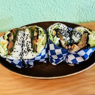 #33 D mixed green rice sandwich $9.99