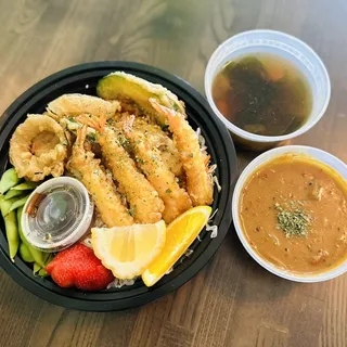 Shrimp Vegetable Tempura Curry