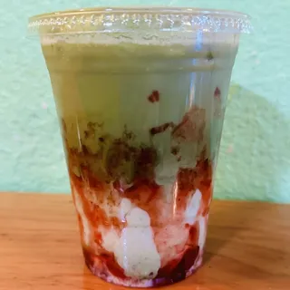 Strawberry Matcha Latte