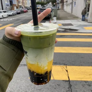 Mango Matcha Latte