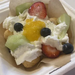 Fruit Whip Cream Puff