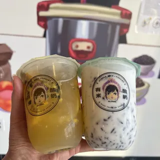 Yomie's Purple Rice Yogurt Smoothie