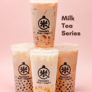 We offer Milk Teas in regular and large sizes too!
