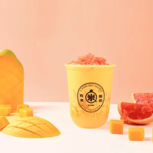 Mango pomelo sago yogurt