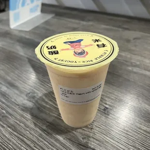 salted egg yogurt drink