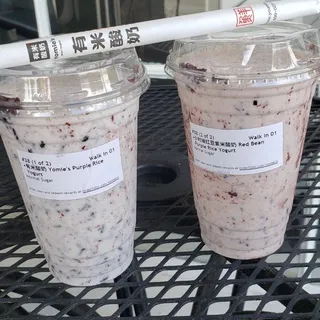 Red Bean Purple Rice Yogurt