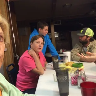 Visiting &amp; ordering food.