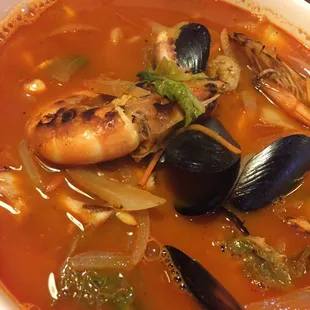 Jam Bong Seafood Soup