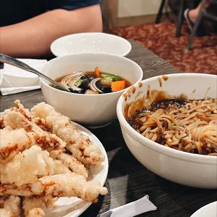 Jjajangmyeon and tangsuyuk