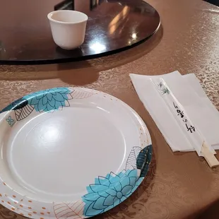 Paperware... less dishes...