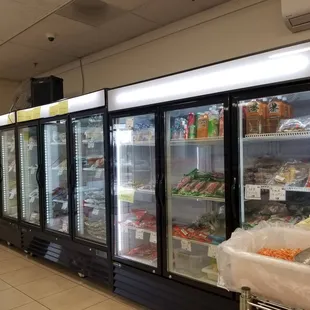 the inside of a grocery store