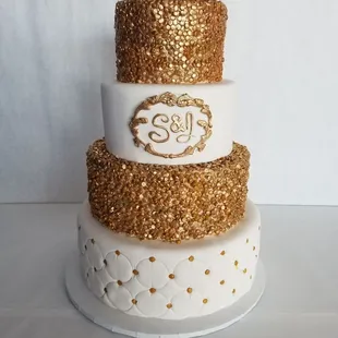 Custom wedding cake