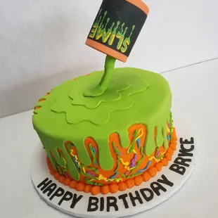 Custom birthday cake