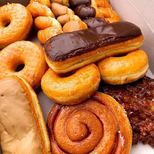 a variety of doughnuts