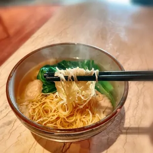 Wonton Noodle Soup $9.95