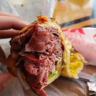 Pastrami build your own sandwich