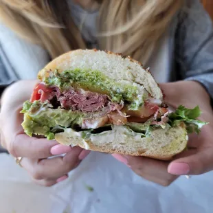 Open faced  Yonkers Deluxe