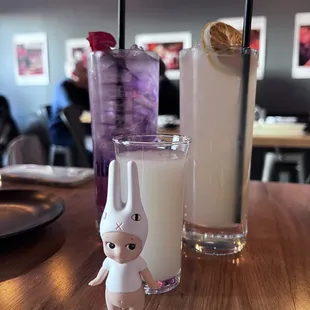 Sake, Hana G+T, and Spiked Lemonade