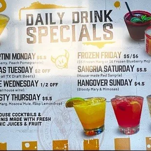 Daily Drink Specials