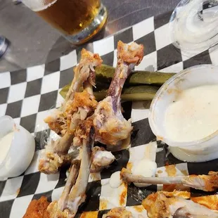 The sadness when the beer is low and 1 wing left but the happiness to get there .
